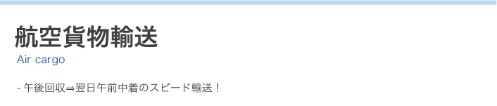 航空貨物輸送